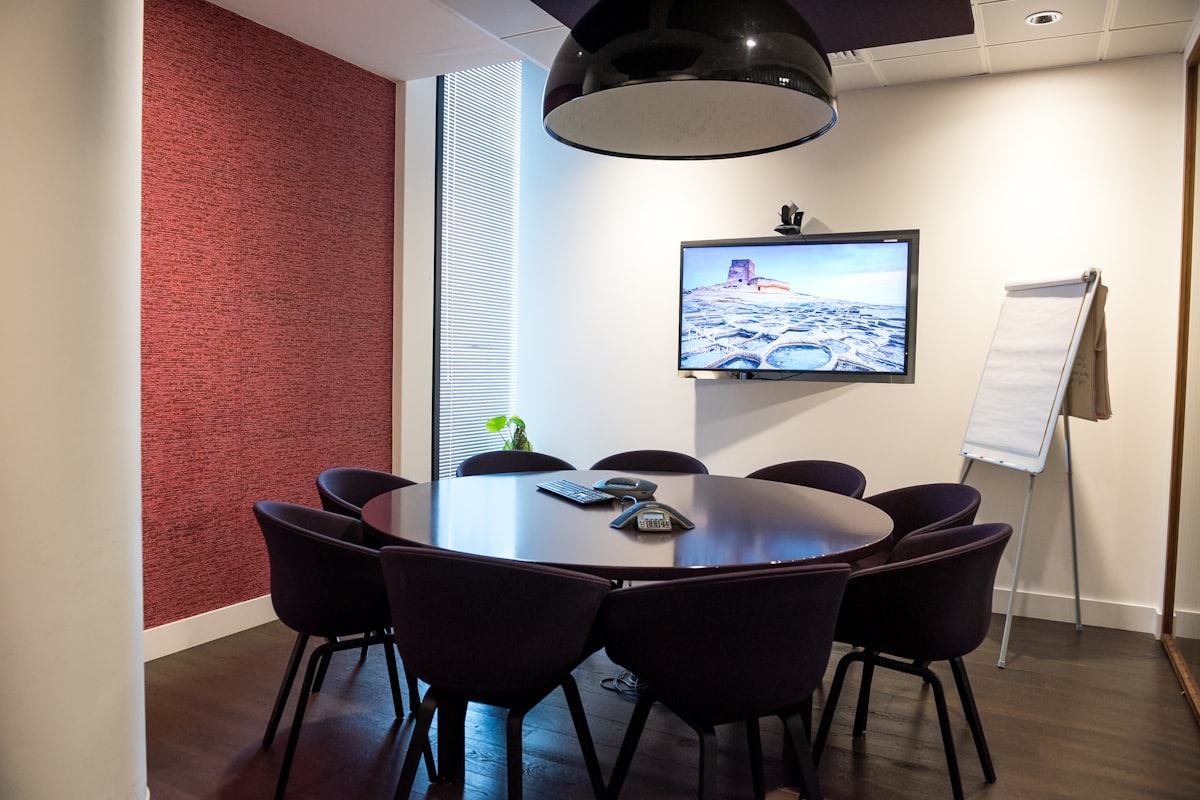 Modern collaboration and meeting spaces